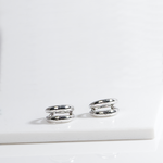 Silhouette Silver Hoops