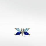 Butterfly blue Stud