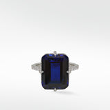 London Bridge Blue Sapphire Ring