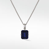 London Bridge Blue Sapphire Pendant