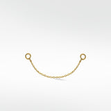 Delicate Double-Loop Gold Chain