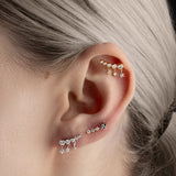 Nocturnal Stars Diamond Crawler Earring