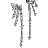 Supernova Statement Earrings in 18K White Gold (One of a Kind)