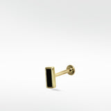 Eclipsis Onyx Oblong Stud Earring