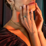 Nexus Chain Link Earrings