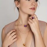 Alicia Diamond Triple Wrap Ring in 14K Gold - Lark and Berry