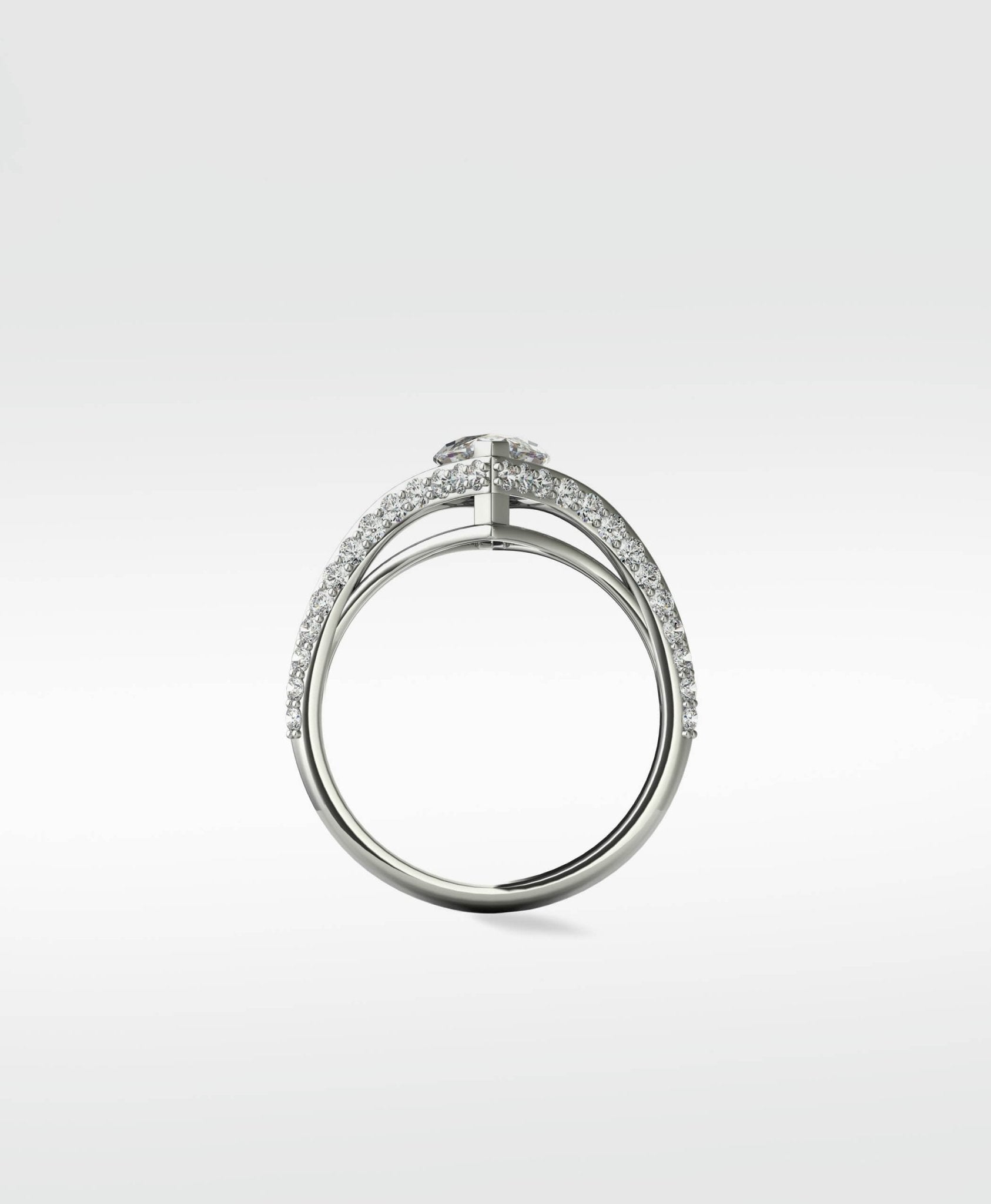 Chestnut Diamond Engagement Ring - Lark and Berry