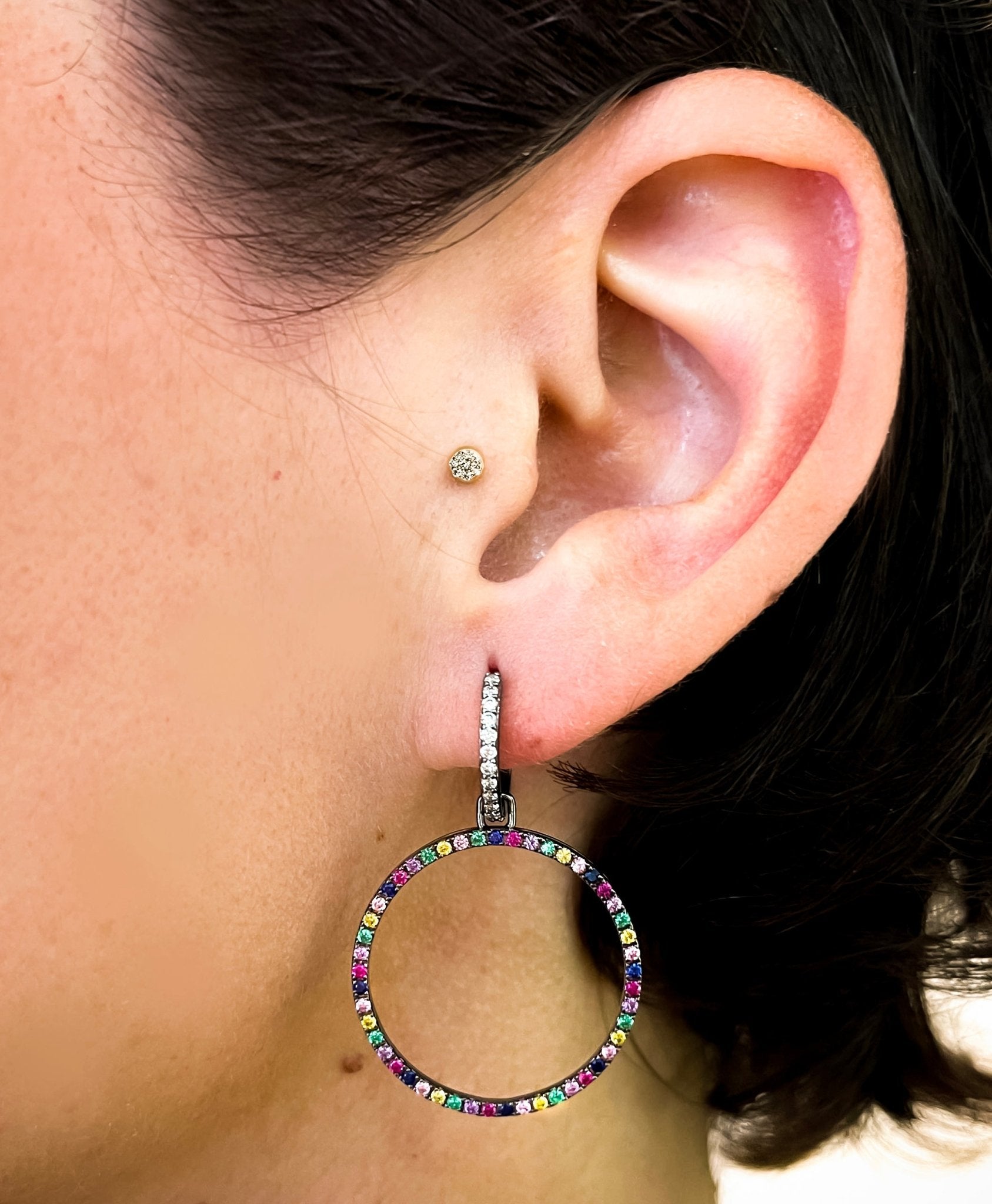 Detachable Rainbow Circular Drop - Lark and Berry