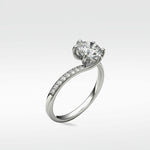 Diamond Lime Engagement Ring - Lark and Berry