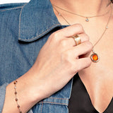 Dune Diamond Band in Solid 14K Yellow Gold - Lark and Berry