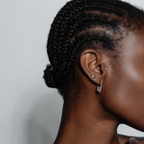 Eclipsis Double Sided Diamond Hoop Earrings