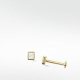 Eclipsis Mother of Pearl Stud Earring