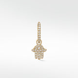 Hand of Fatima Diamond Charm