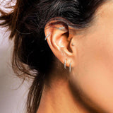 Interstellar Starburst Diamond Stud Earring