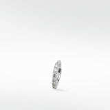 Modernist Diamond Pavé Small Hoop