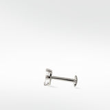 Omnis Double Baguette Stud Earring