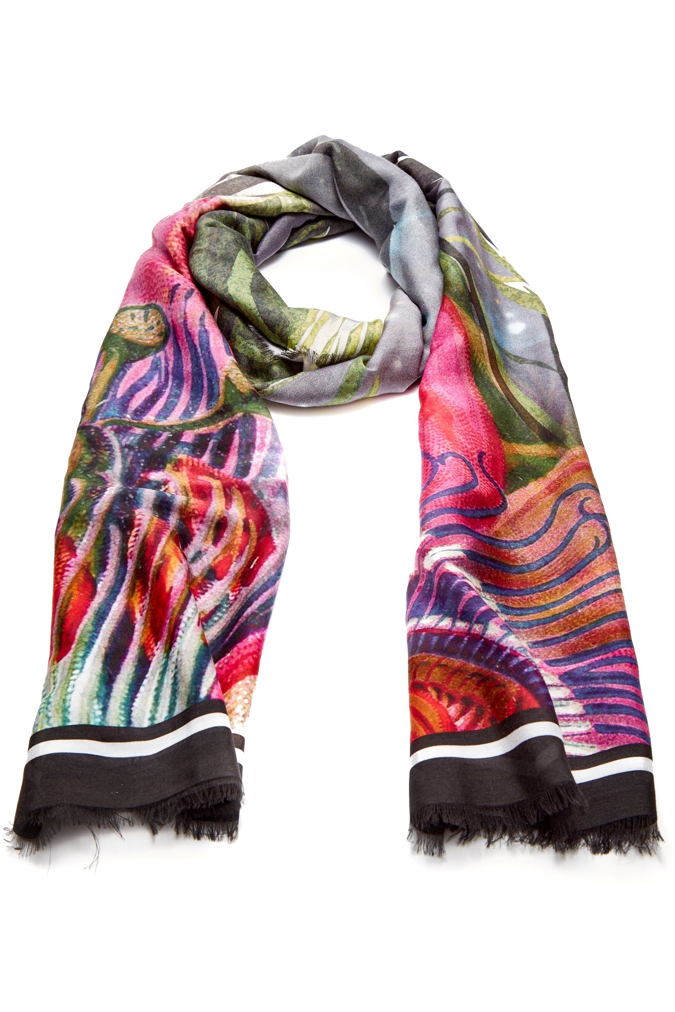 Passion Flower Dream Soft Long Scarf - Lark and Berry
