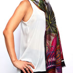 Passion Flower Dream Soft Long Scarf - Lark and Berry