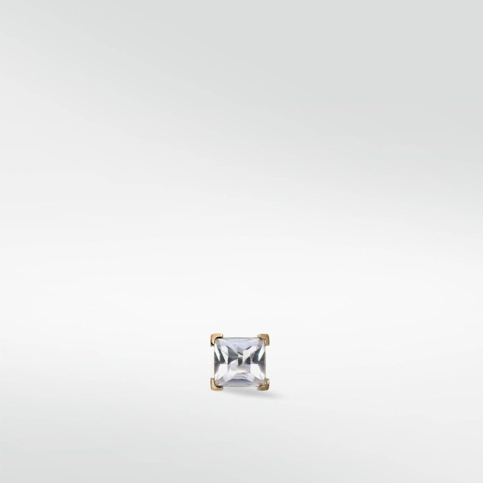 Princess Cut Labret Earring - Various Colourways - Lark and Berry