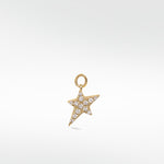 Shooting Star Diamond Charm - Lark and Berry