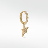 Shooting Star Diamond Charm