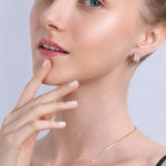 Solar Hoop Earrings in 14K Yellow Gold - Lark and Berry