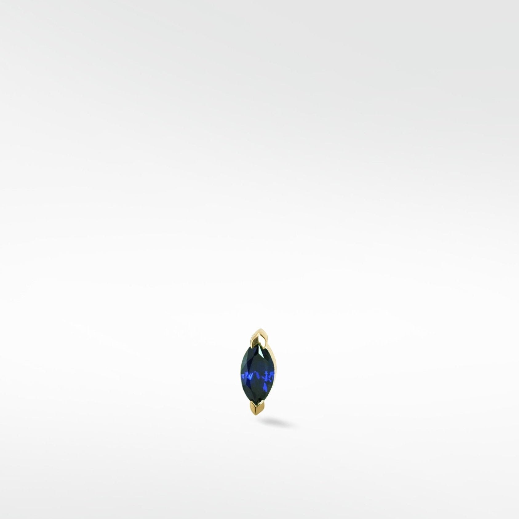 Veto Marquise Sapphire Labret Earring - Lark and Berry