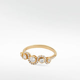 Wave Diamond Ring in 18K Gold - Lark and Berry