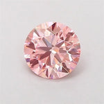 1.01ct Round Lab Grown Diamond (Colour Fancy Intense Pink, Clarity VVS1, Cut ID, IGI Certified)