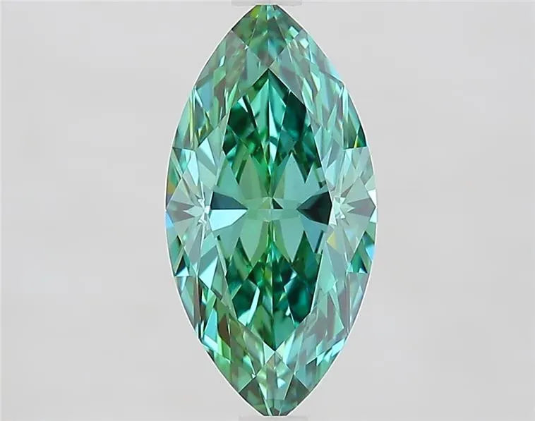 2.01ct Marquise Lab Grown Diamond (Colour Fancy Vivid Green, Clarity VVS2, IGI Certified)