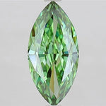 2.46ct Marquise Lab Grown Diamond (Colour Fancy Vivid Green, Clarity VVS2, IGI Certified)