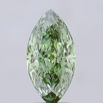 2.52ct Marquise Lab Grown Diamond (Colour Fancy Vivid Green, Clarity VVS2, IGI Certified)