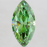 2.61ct Marquise Lab Grown Diamond (Colour Fancy Vivid Green, Clarity VVS2, IGI Certified)