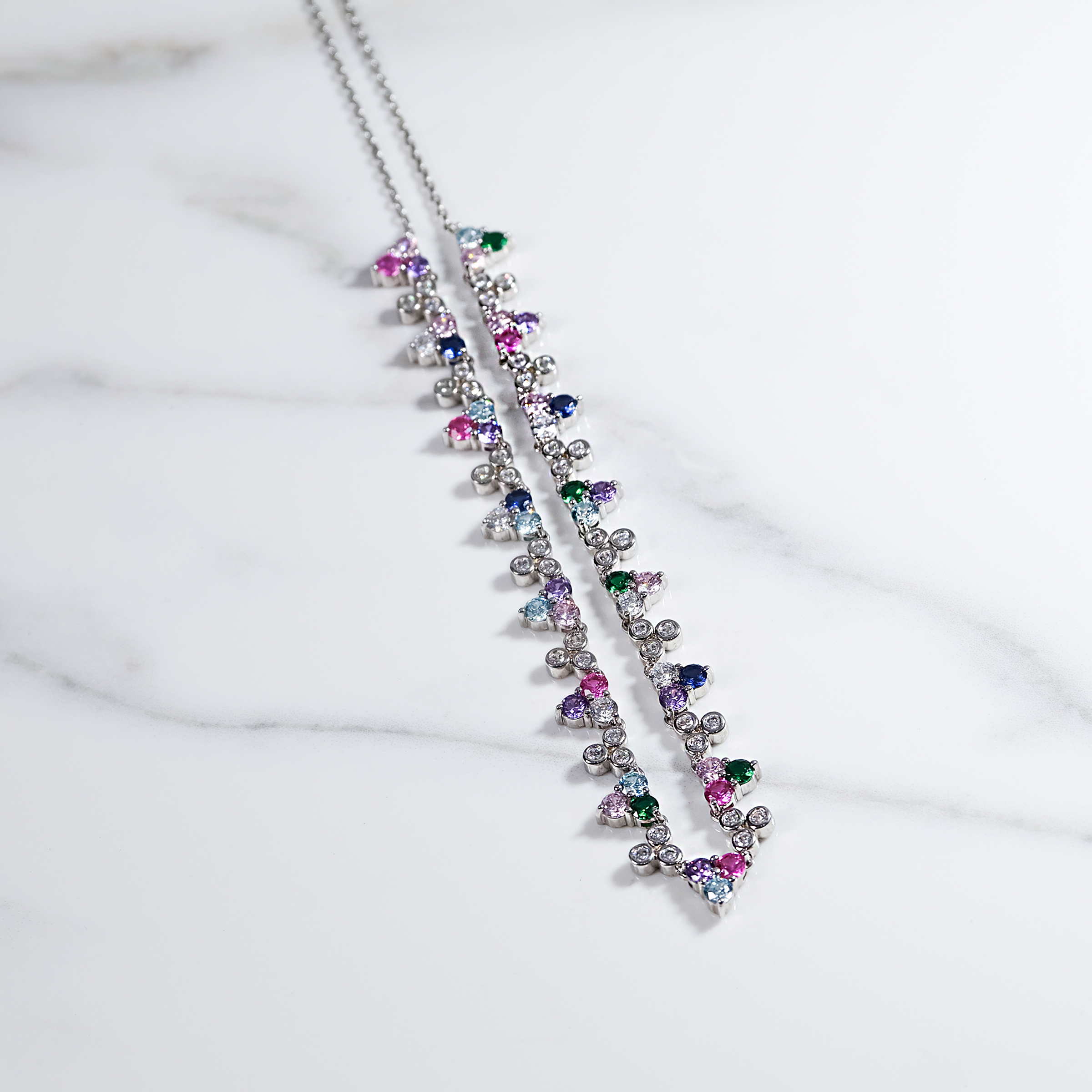 Ethereal Gemstone Cascade