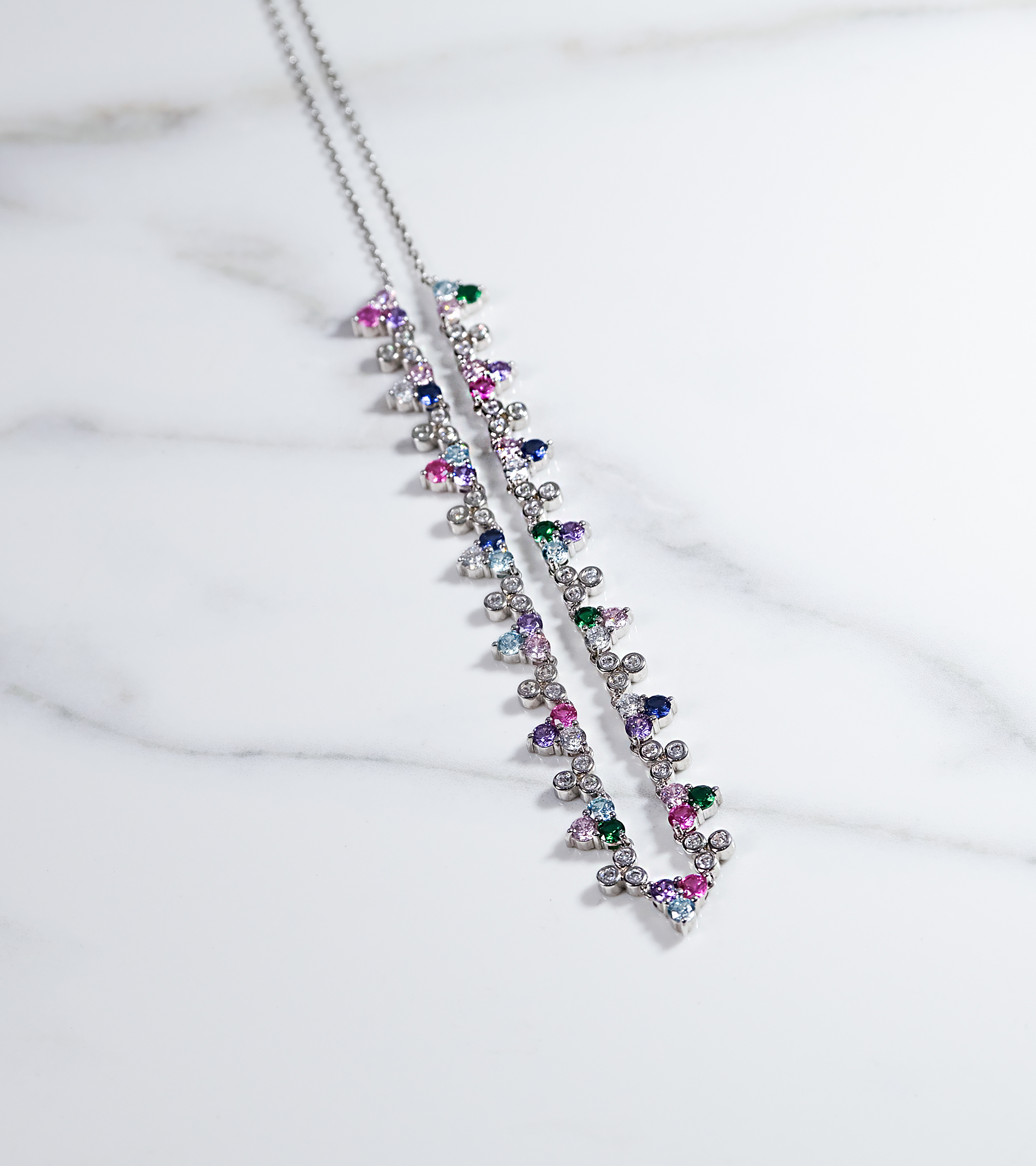 Ethereal Gemstone Cascade