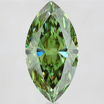 3.00ct Marquise Lab Grown Diamond (Colour Fancy Vivid Green, Clarity VVS2, IGI Certified)