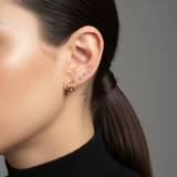 Double Diamond Kite Stud (Friendship)