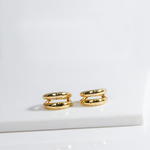 Golden Hug Hoops