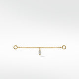 Marquise Diamond Drop Chain