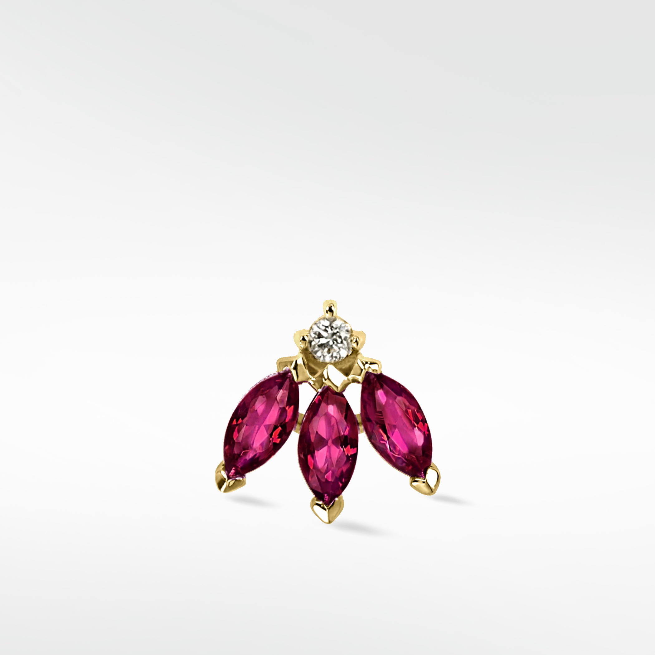 Blossom Stud Ruby