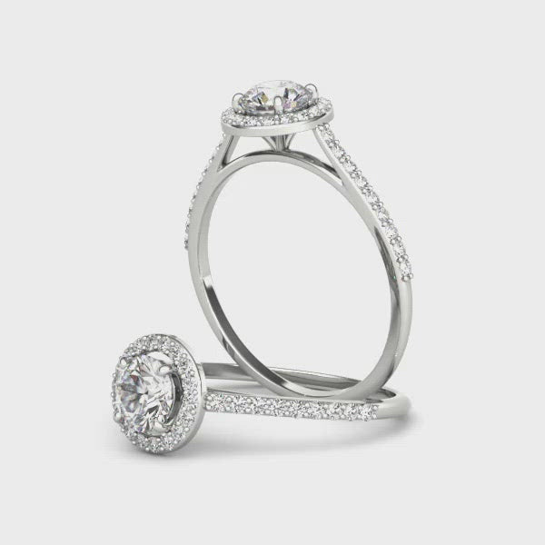Diamond engagement ring with cultured diamonds lab grown diamonds created diamonds lark and berry