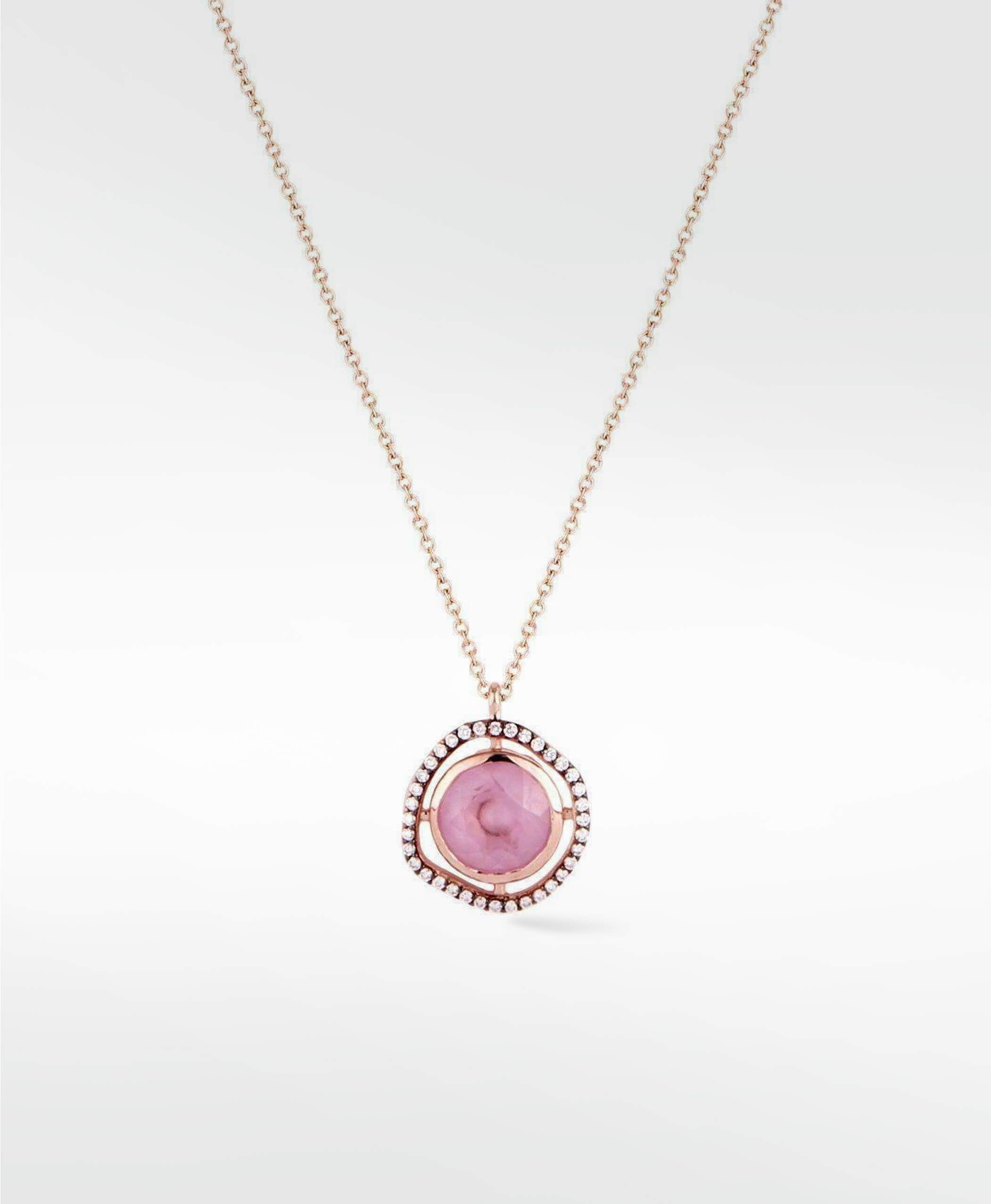 Sapphire pendant with cultured diamonds lab grown diamonds created diamonds lark and berry