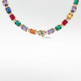 Nexus Sapphire, Emerald and Ruby Full Necklace