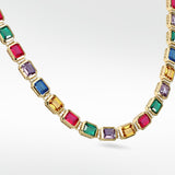 Nexus Sapphire, Emerald and Ruby Full Necklace