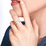 Aerides Diamond Dress Ring in Solid 18K Gold - Lark and Berry