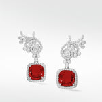 Flora Ruby Detachable Drops in Solid 18K Gold - Lark and Berry