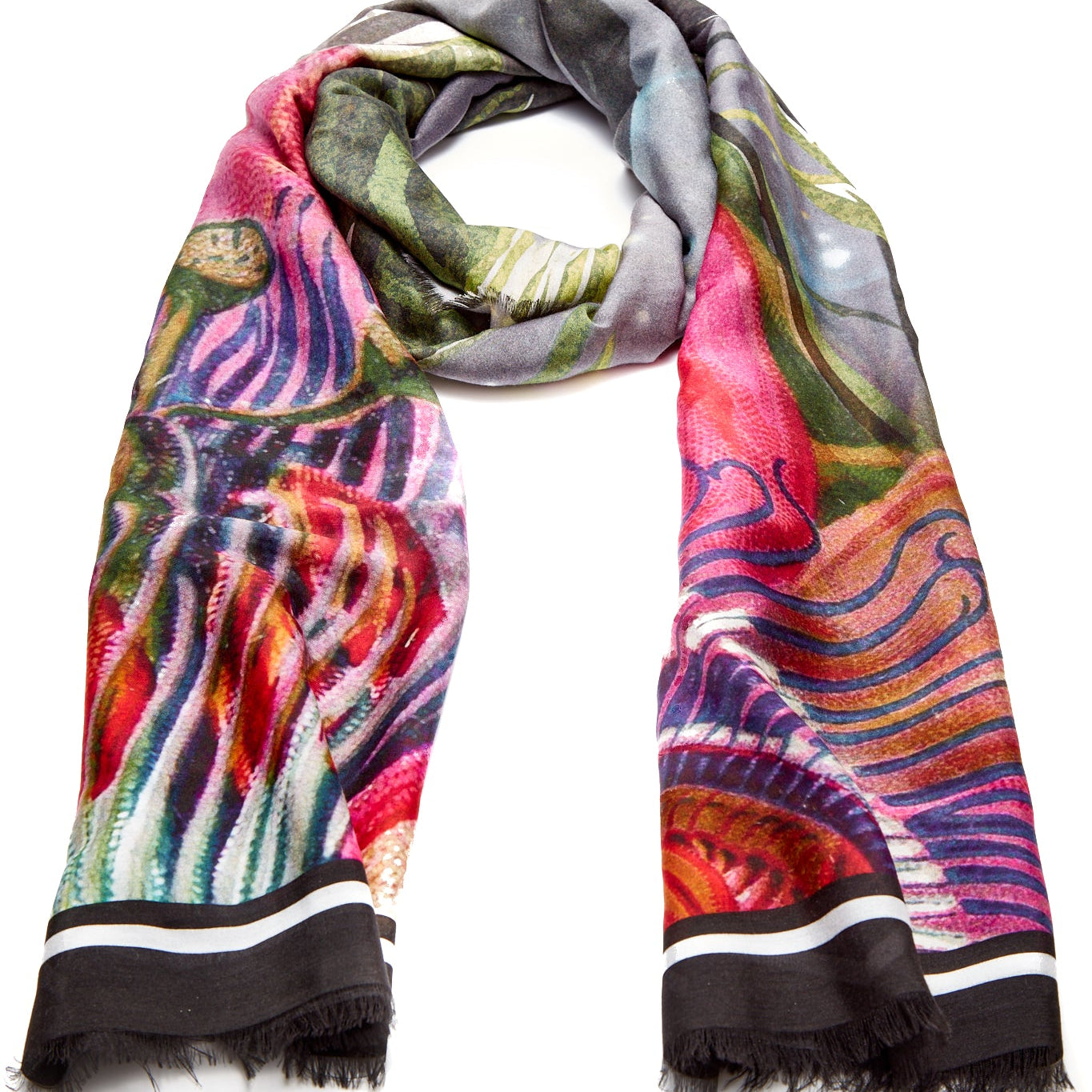 Passion Flower Dream Soft Long Scarf - Lark and Berry