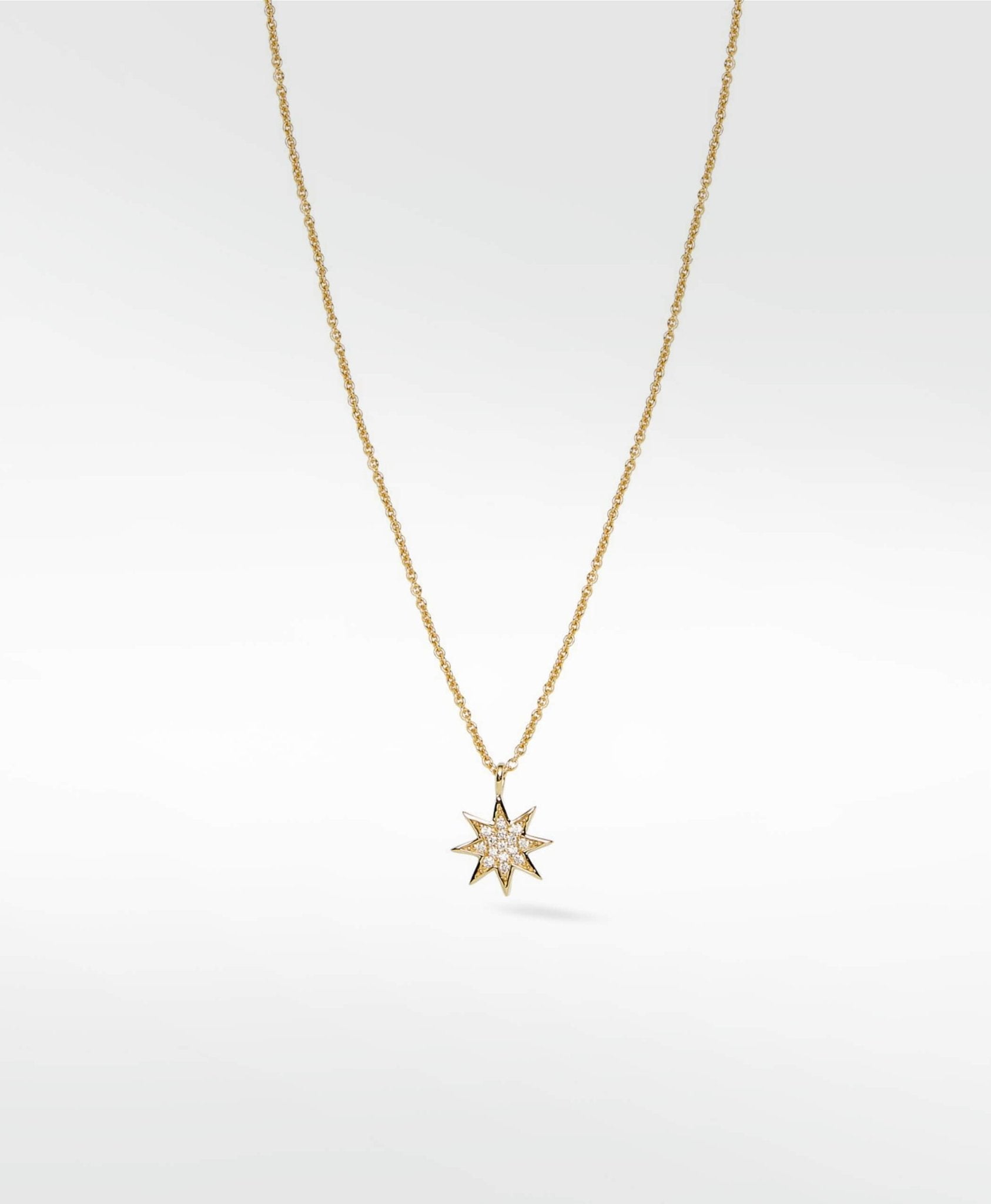 Star Diamond PavŽ Pendant in 14K Gold - Lark and Berry