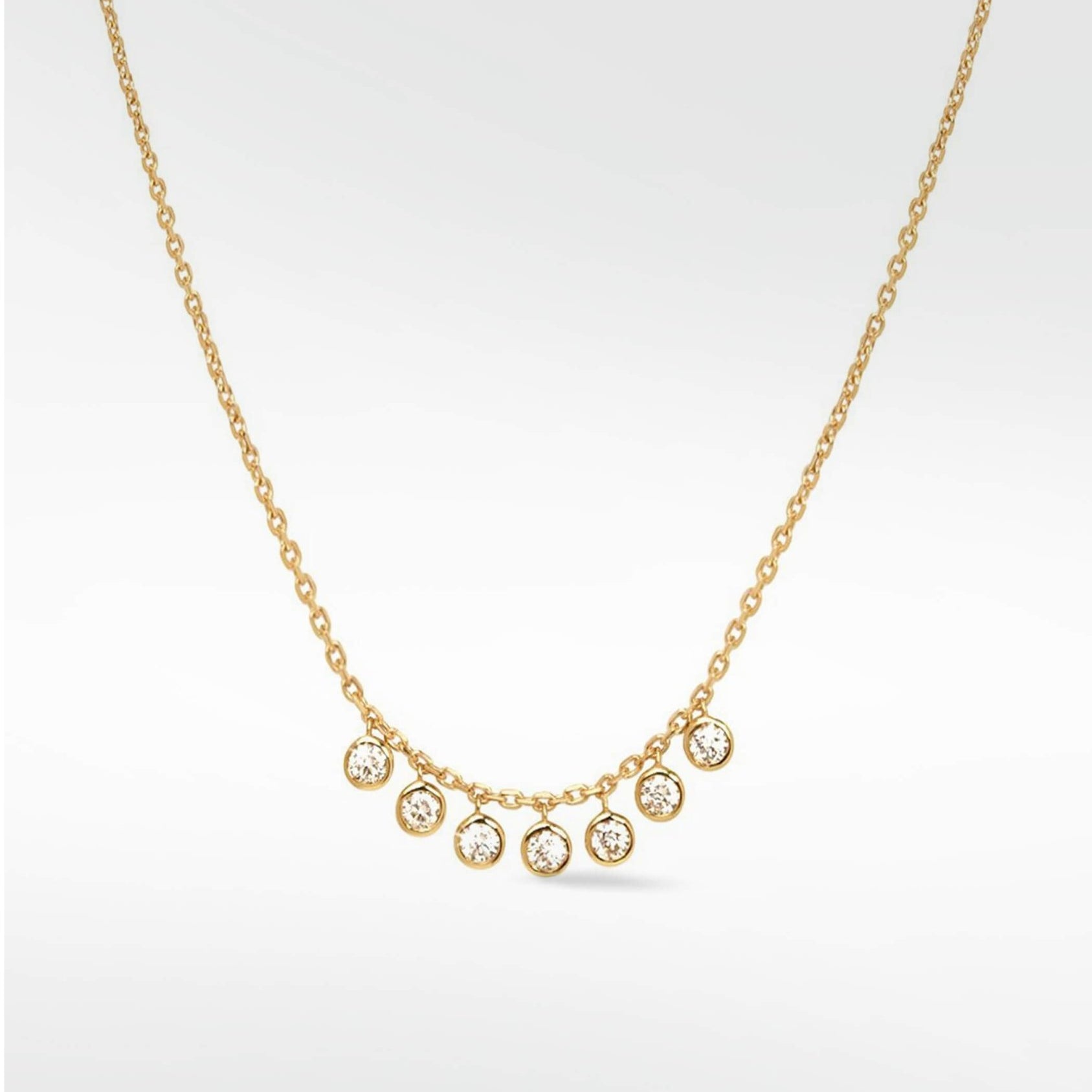 Stella Shimmer Diamond Charm Necklace - Lark and Berry