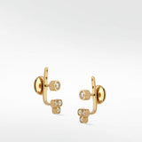 Trinity Ear Jackets in 14K Gold - Lark and Berry